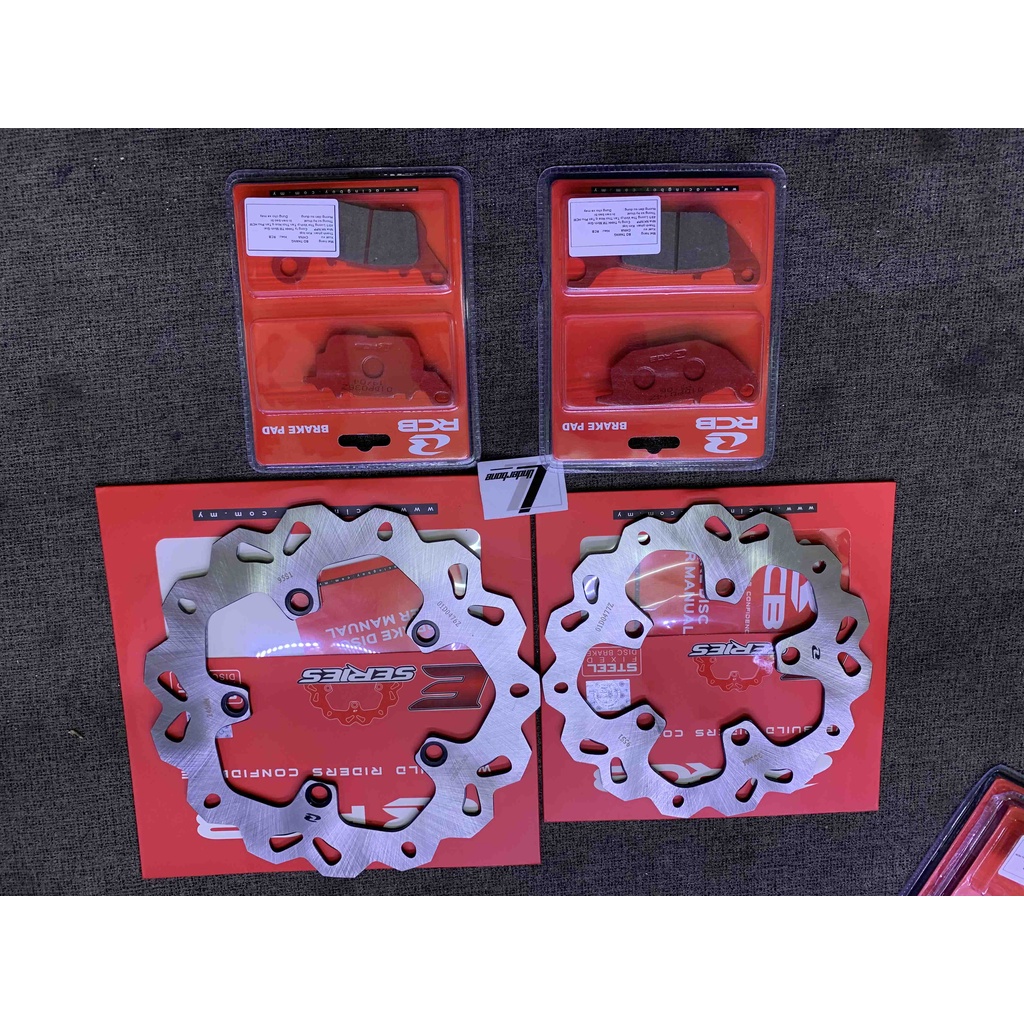 Cặp Bố thắng RCB trước sau cho Exciter 150,155 chính hãng