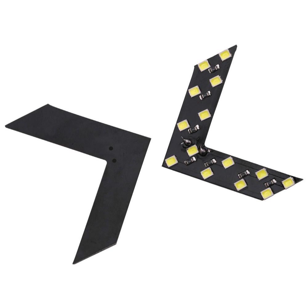 Bộ 2 Đèn Led Tín Hiệu Hình Mũi Tên Chất Lượng Cao Gắn Gương Chiếu Hậu Xe Hơi