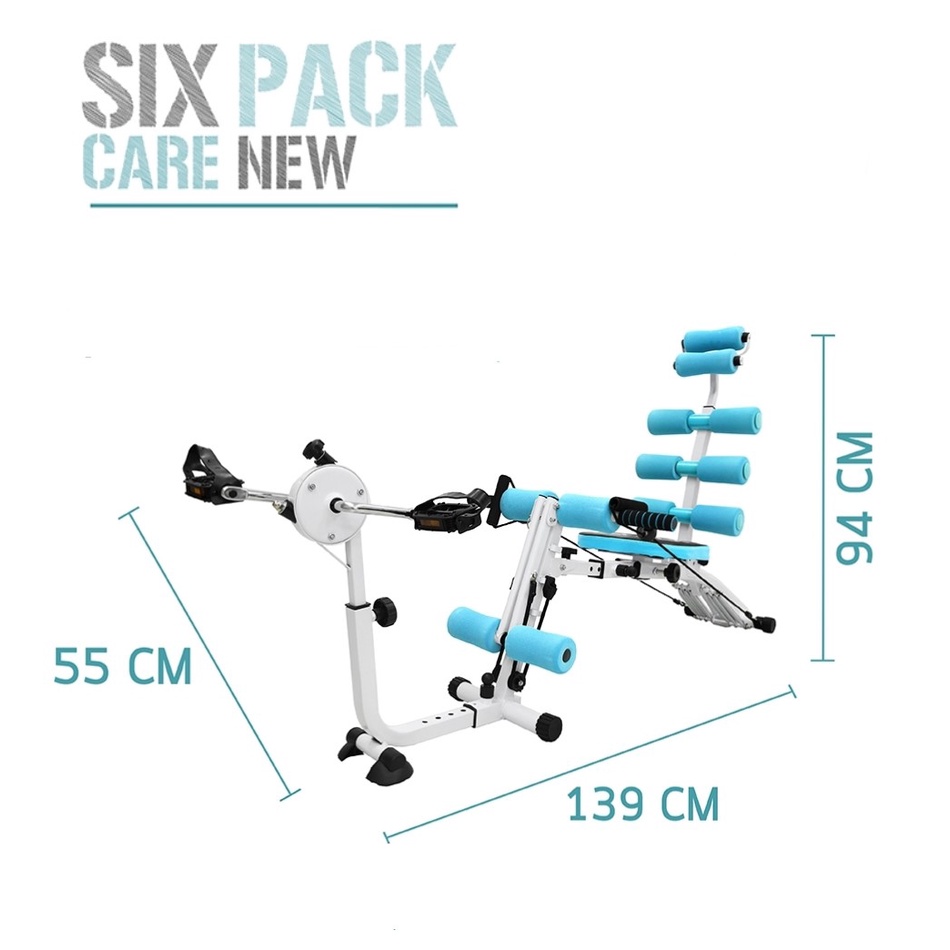 CHAIR NSPC - (HÀNG TỒN KHO)Máy tập cơ bụng đa năng NEW SIX PACK CARE nhiều bài tập,thêm bộ bàn đạp