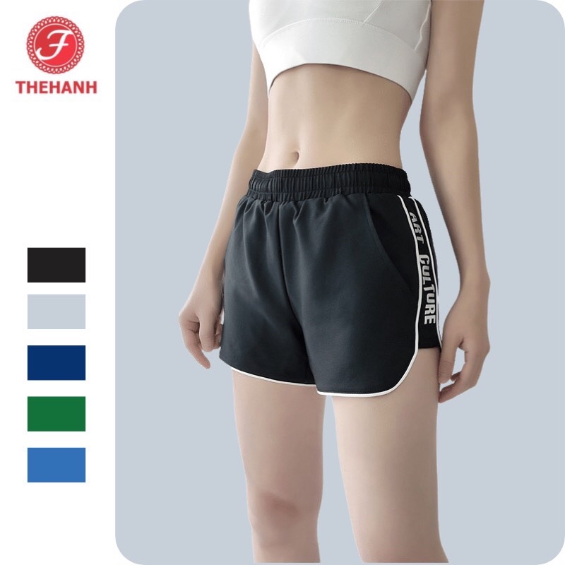 Quần đùi nữ mặc ở nhà, quần short nữ vải thun cottong co giãn TH STORE | BigBuy360 - bigbuy360.vn