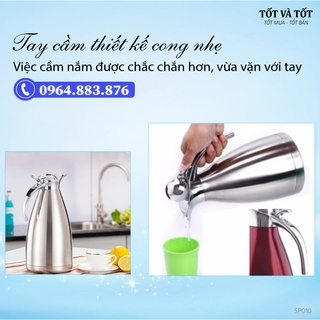 Bình giữ nhiệt 2 lít màu 2 lớp