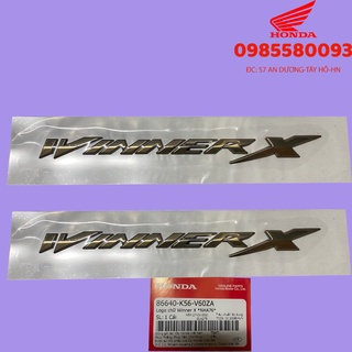 Logo/tem winner X chữ nổi, chính hãng honda