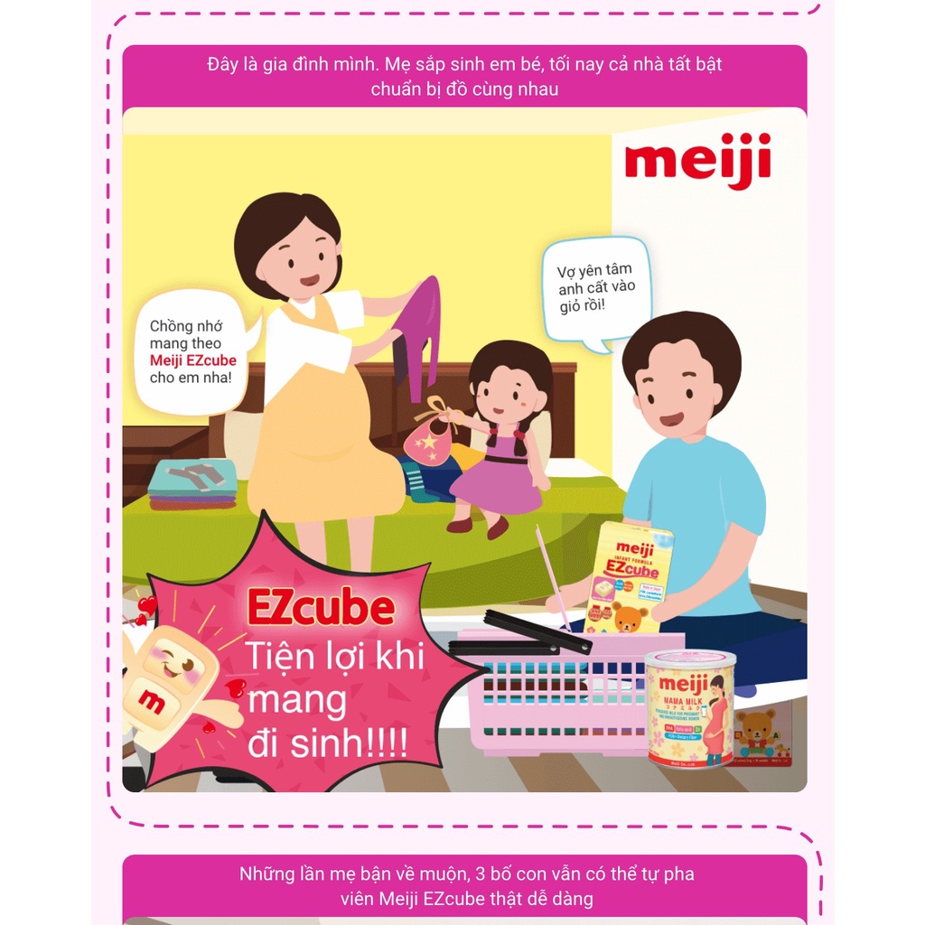 Sữa Meiji thanh nội địa Nhật Bản