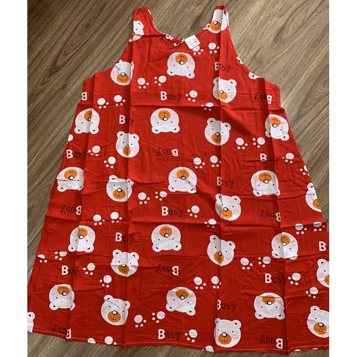 [SIZE 40-65KG] Đầm bầu mặc ở nhà sát nách vải tôn 2 da mềm mát ít nhăn thoải mái 1 lớp độ dày vừa phải nhiều họa tiết