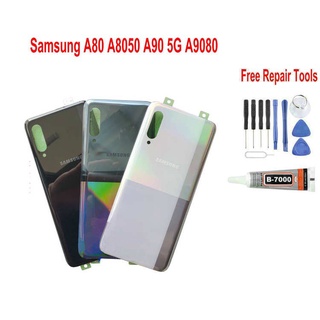 Mặt lưng điện thoại bằng kính thay thế chuyên dụng cho Samsung A80 A8050 A90 5G A9080