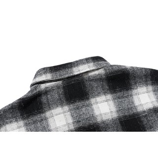New ☆ASK☆check long sleeve shirt