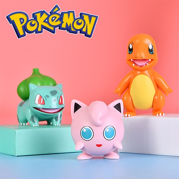 Mô hình Pokemon siêu đáng yêu, mô hình Pikachu và bộ 6 Pokemon size mini ngộ nghĩnh dễ thương