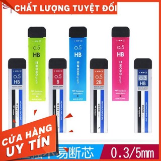 Ruột chì 0.5mm, ngòi chì bấm mono 0.5mm, mono grap pencil llead tombow