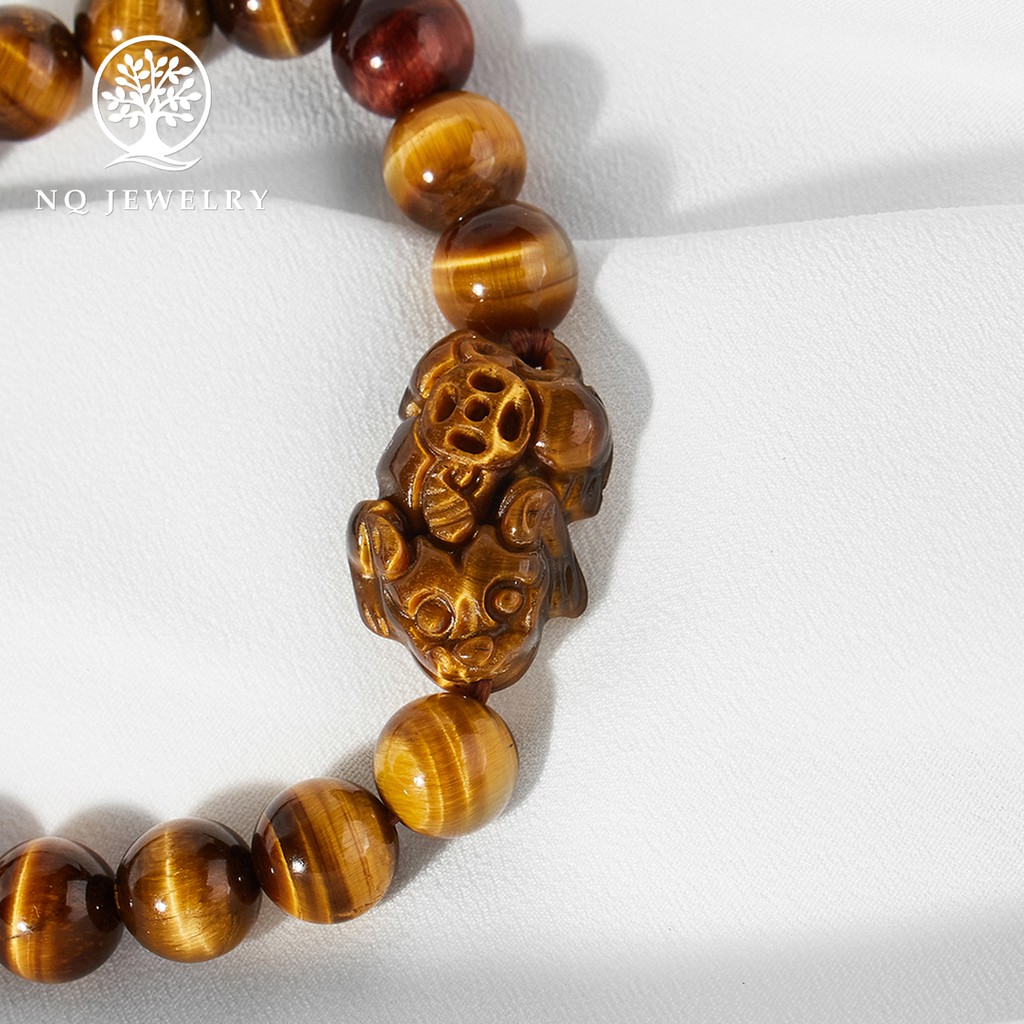 Vòng tay phối tỳ hưu đá - NQ Jewelry