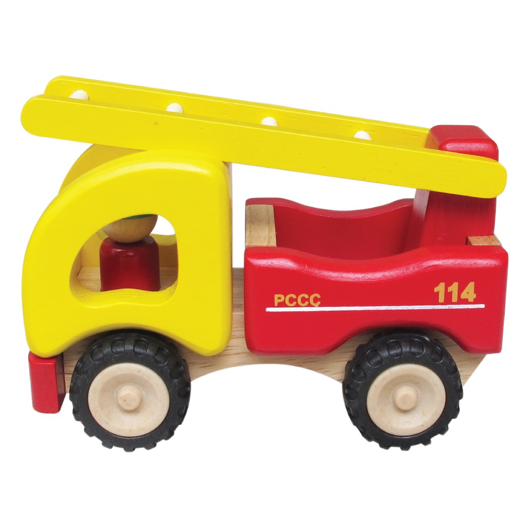 Đồ chơi gỗ Winwintoys - Xe thang cứu hỏa 62292