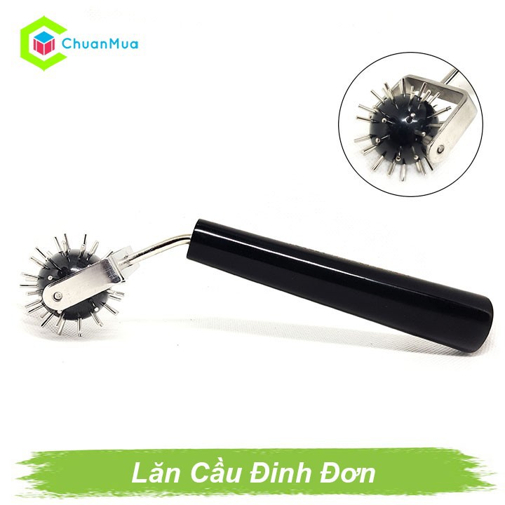 Lăn Cầu Đinh Đơn Lớn - Dụng Cụ Diện Chẩn ( Phụ Kiện Massage Chuẩn Điện Chấn Nhấn Huyệt Đạo Chân Tay Cổ Lưng Toàn Thân )