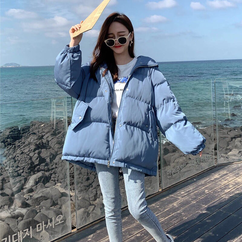Áo khoác phao mũ béo Hàn Quốc săn sale