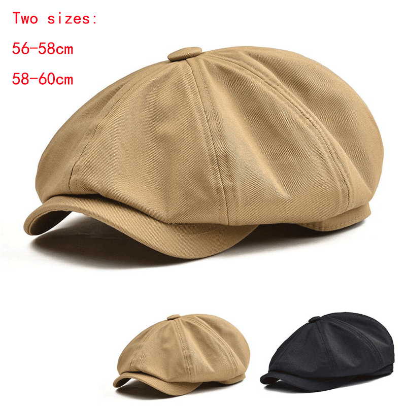 Mũ beret màu trơn phong cách thể thao thời trang thu đông cho nam