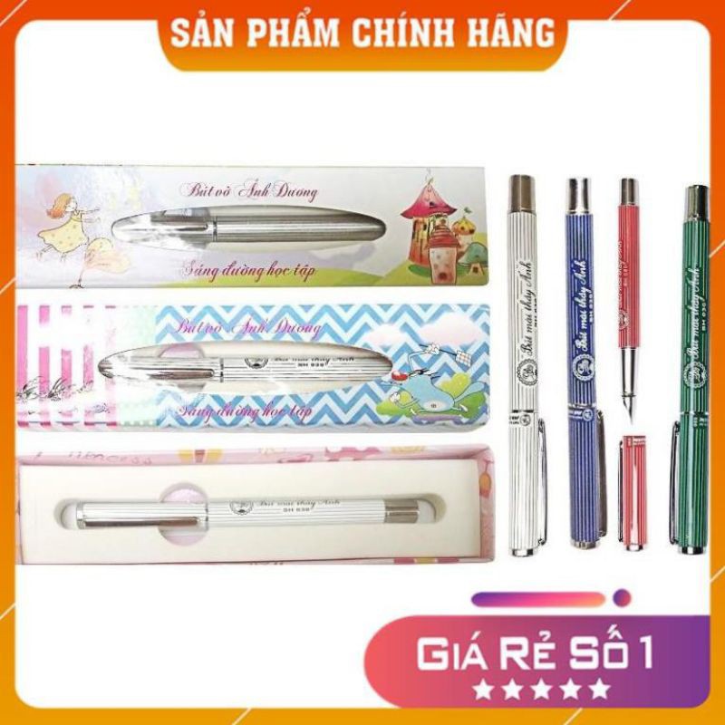 Bút Mài Thầy Ánh Nét Thanh Nét Đậm – Bút Máy Ánh Dương Ngòi Mài Thanh Đậm Luyện Chữ Đẹp SH030