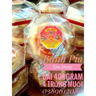 [100% DATE MỚI] BÁNH PÍA TÂN HƯNG LOẠI CÁI LỚN 400GR 4 TRỨNG MUỐI