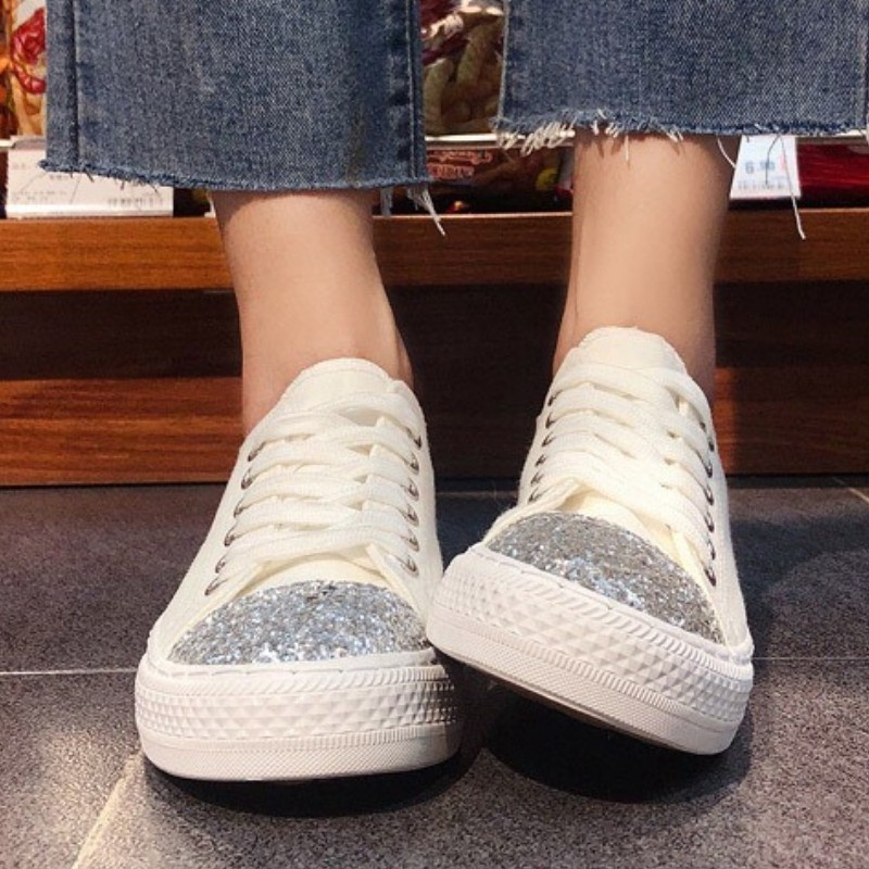 Giày Nữ Đế Bằng DVT34 Vài Phiên Bản Hàn Quốc Harajuku Ulzzang New