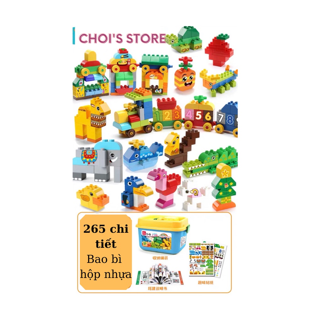 Đồ chơi lắp ghép, xếp hình thông minh cho bé, hãng FEELO cao cấp