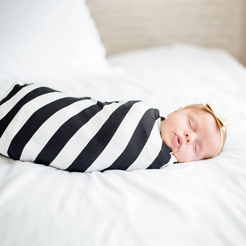 Set 2 Chăn Quấn 80x80cm Bằng Cotton Êm Ái Mềm Mại Cho Em Bé