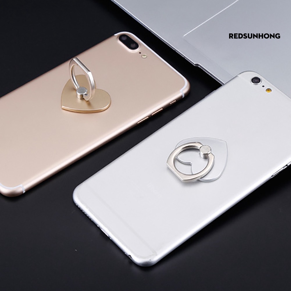 Vòng Nhẫn Đỡ Điện Thoại Xoay 360 Độ Hình Trái Tim