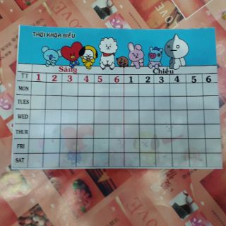 Thời khóa biểu Nhóm nhạc Nam Hàn Quốc