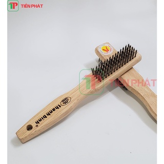 Bót Sắt Tay Cầm Gỗ, Bàn Chải Sắt Hiệu THANH BÌNH