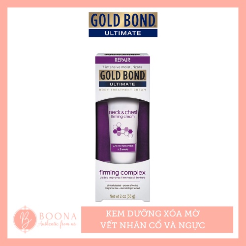 [ Gold Bond ] - Kem dưỡng chống nhăn rảnh cổ và ngực Firming Neck &amp; Chest Cream Fragrance Free