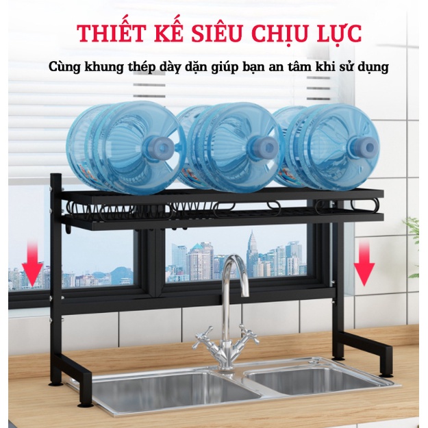 Kệ Đựng Chén Bát INOX , Kệ Chén Bát Thông Minh Nhập Khẩu Phiên Bản Mới Nhất 2021 ( NC3)