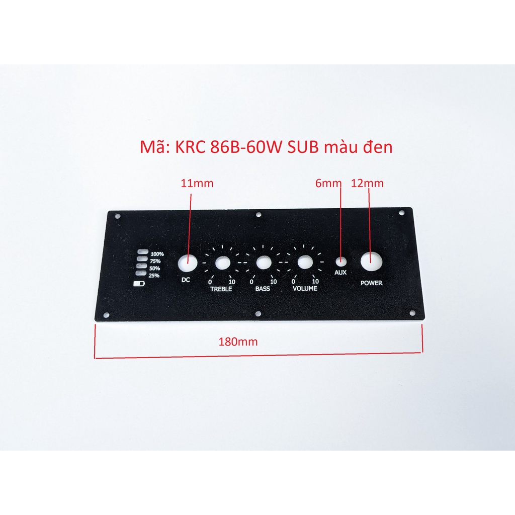 Tấm control cho các mạch KRC 86B bằng Mica In UV shop Hà Nội Hifi