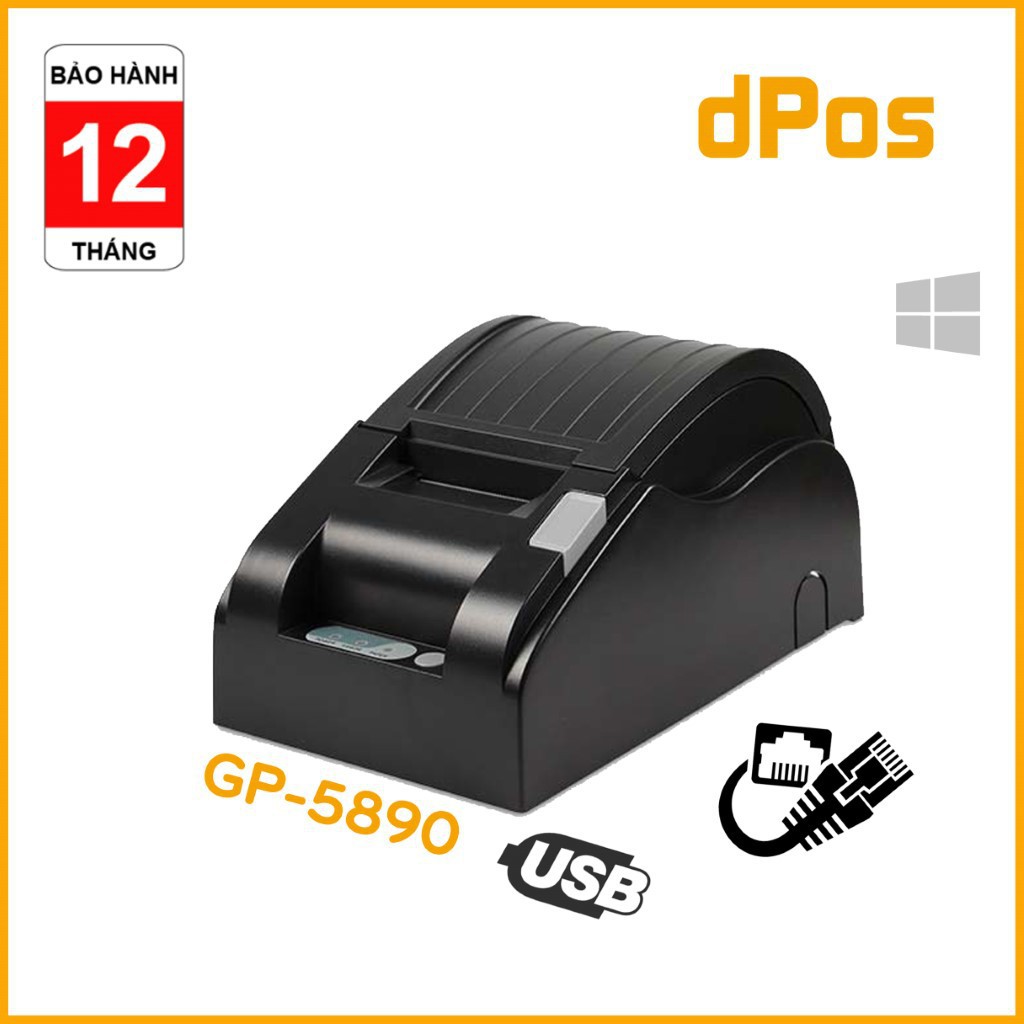 Máy In Bill tính tiền Xprinter 58iih Giá Rẻ - In Hóa Đơn Nhiệt tặng 5 cuộn bill