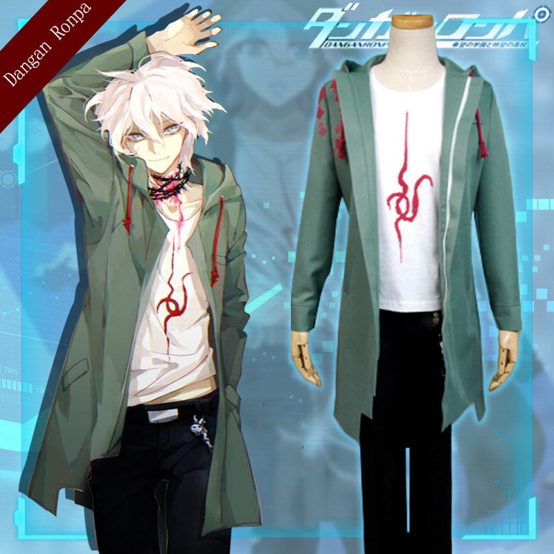 Áo Khoác Hóa Trang Nhân Vật Nagito Komaeda Phim Anime Super Dangan Ronpa 2