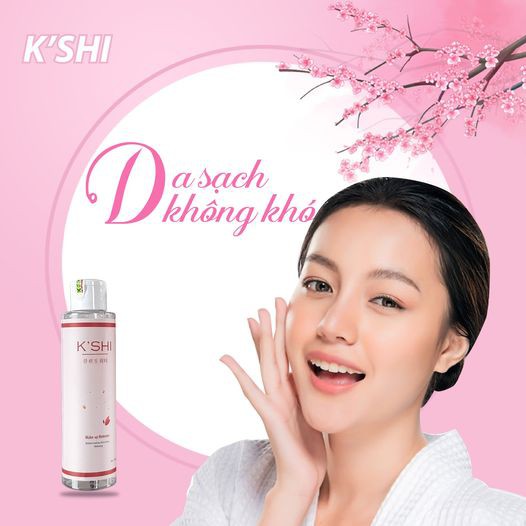 [COMBO KM] Tẩy Trang Và Toner-Nước Cân Bằng K'shi, Làm Sạch Sâu Dưỡng Ẩm Se Nhỏ Lỗ Chân Lông Hiệu Qủa Kshi