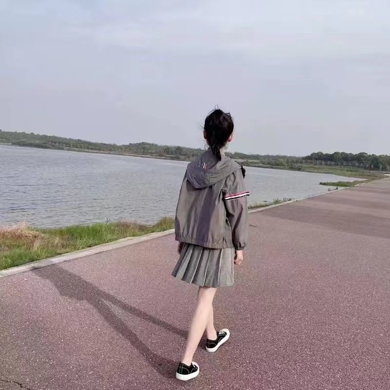 Đầm Cotton Xếp Ly Sát Nách Cổ POLO Phong Cách Mùa Hè Mới 2022 Cho Bé Gái