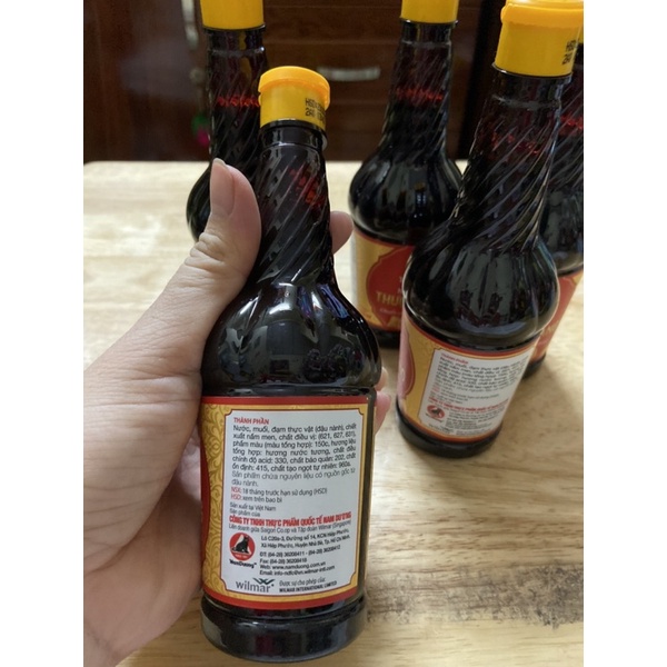 Nước tương Nam Dương Thượng hạng MÈO ĐEN 210ml
