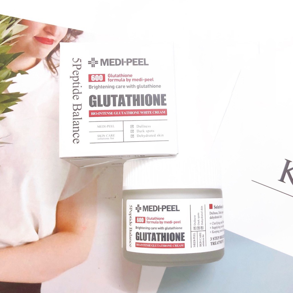 Kem Truyền Trắng MEDI PEEL GLUTATHIONE 600 WHITE CREAM 50g