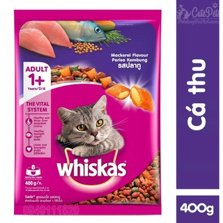 Thức Ăn Cho Mèo Whiskas Adult 400G