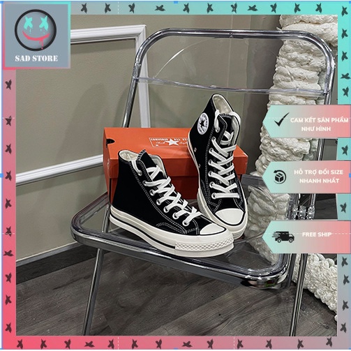 Giày_converse cổ cao nam nữ, giày cv đen 1970s thời trang hàng đẹp full box
