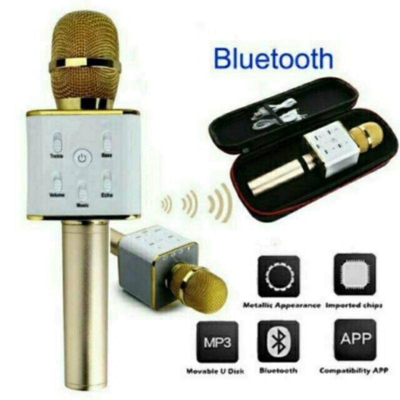 Micro Không Dây Q7 / Bluetooth Hát Karaoke KTV Q9 Q7