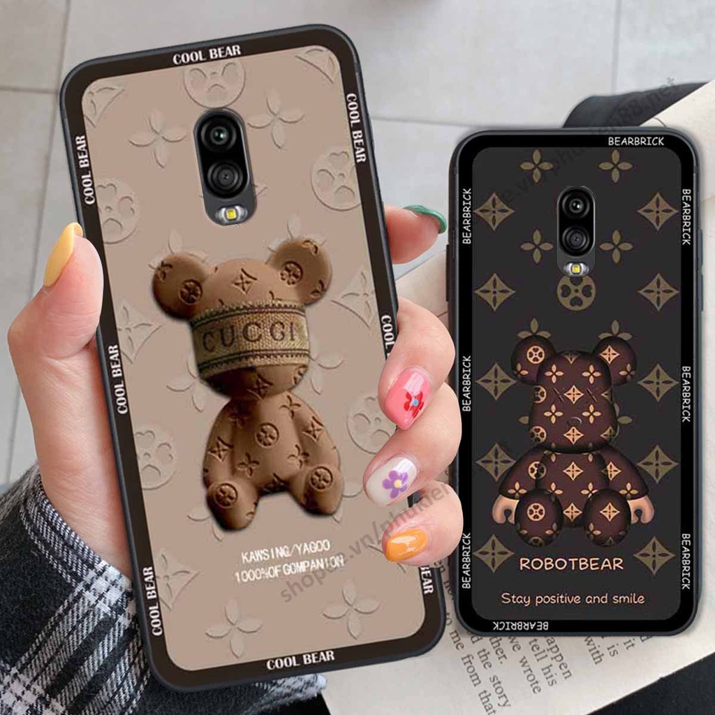 Ốp Samsung J7 Plus / J7+ bear, k@ws thương hiệu phong cách ốp lưng thời trang cao cấp