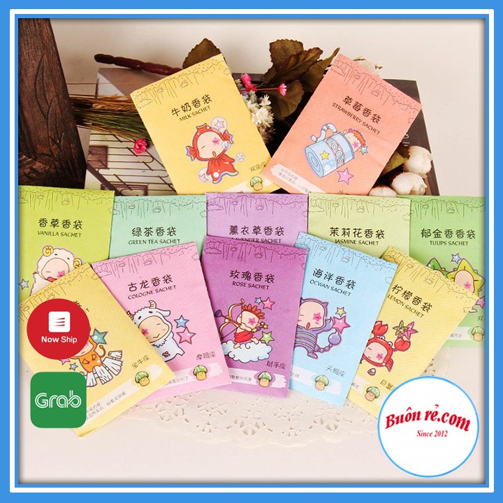 Túi thơm 12 cung hoàng đạo – Túi thơm mini, hương thơm tự nhiên để, túi, quần áo tiện lợi – Buôn rẻ 00817