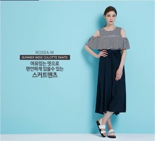 Quần culottes lửng xuất Hàn