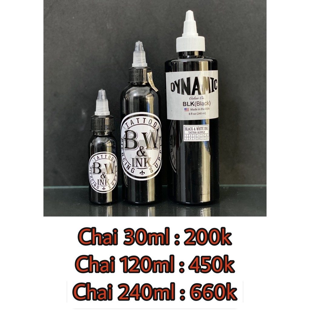 Mực Xăm Dynamic BLK