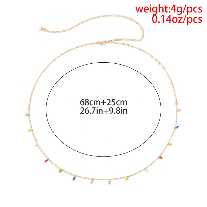 Dây Mắt Xích Đeo Hông Một Lớp Trang Sức Khi Mặc Bikini Dành Cho Nữ