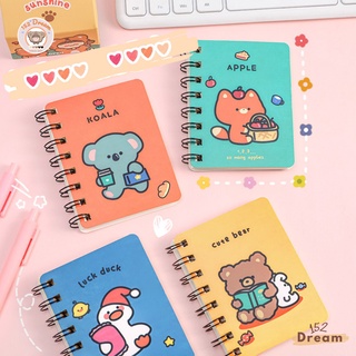 Sổ Lò Xo, Sổ Còng 80 Trang Dày Dặn Hoạ Tiết Thú Cưng Đáng Yêu