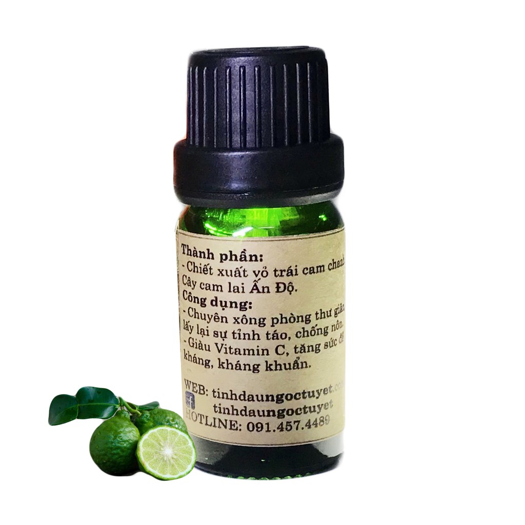 Tinh dầu cam Bergamot 10ml Ngọc Tuyết xuất xứ Châu Âu