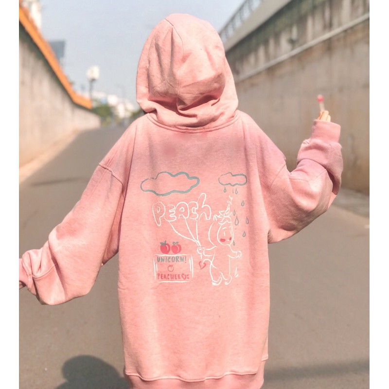 UPZ Áo Khoác Hoodie In Peachee (6 Màu) | BigBuy360 - bigbuy360.vn