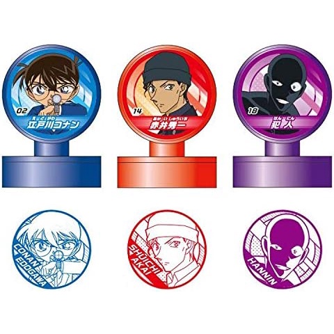 Gói Bóc Ngẫu Nhiên Con Dấu In Hình Nhân Vật Thám Tử Conan Chính Hãng - Ensky