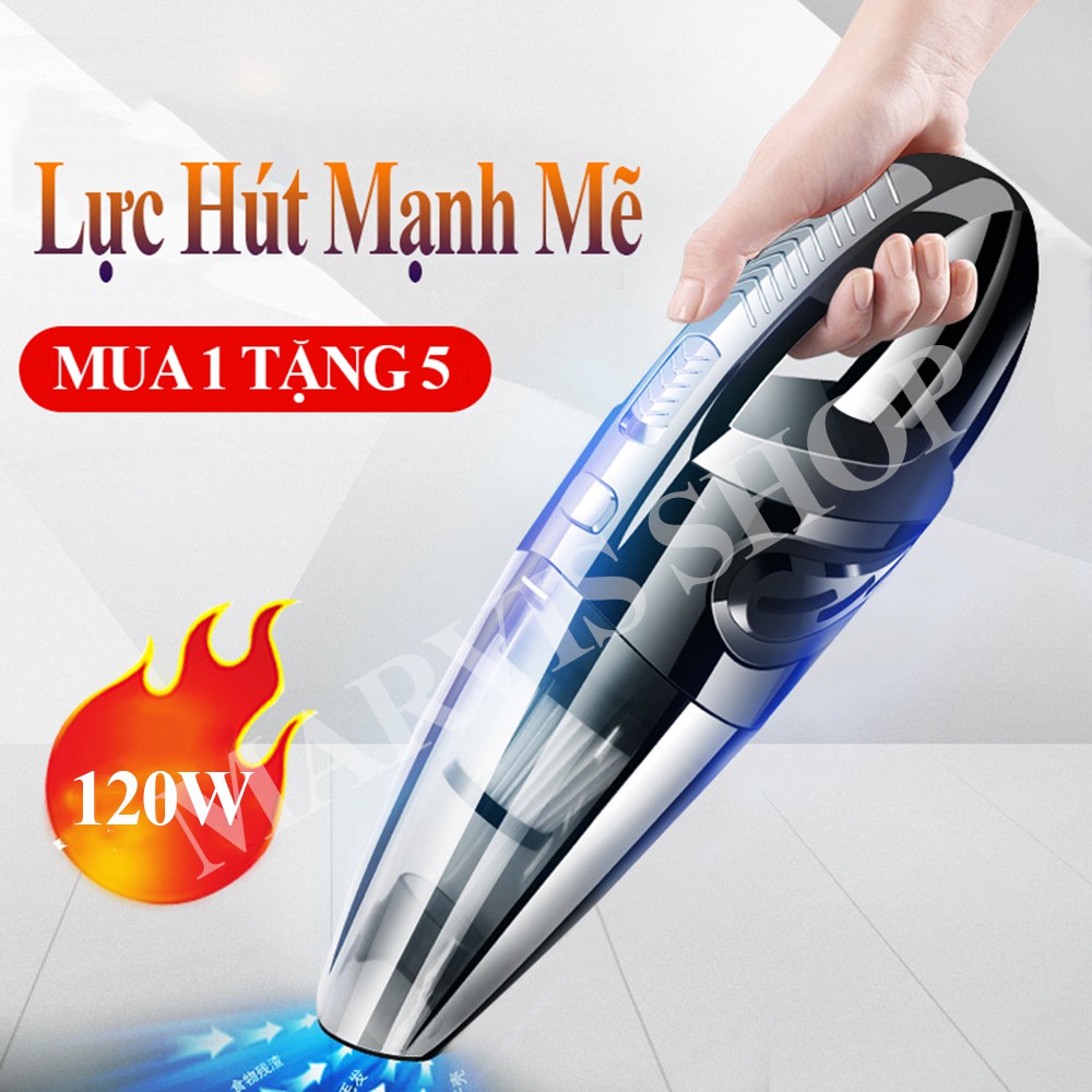 MÁY HÚT BỤI Mini CẦM TAY Đa Năng Xe Hơi Ô TÔ và Gia Đình - Máy R-6053 - Marvis -