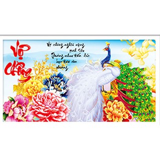 Tranh đính đá vợ chồng - lv115