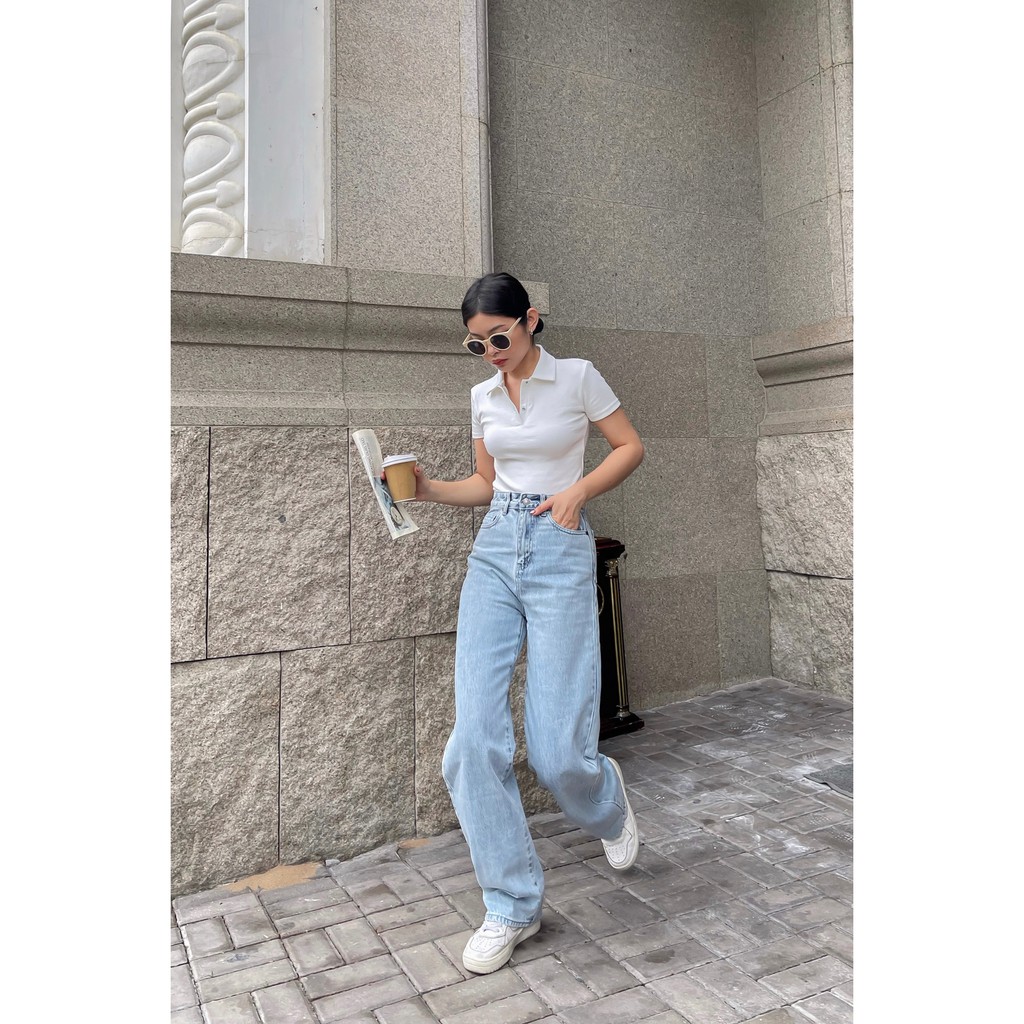 Áo kiểu polo tay ngắn BUTTONS POLO T-SHIRT | BigBuy360 - bigbuy360.vn