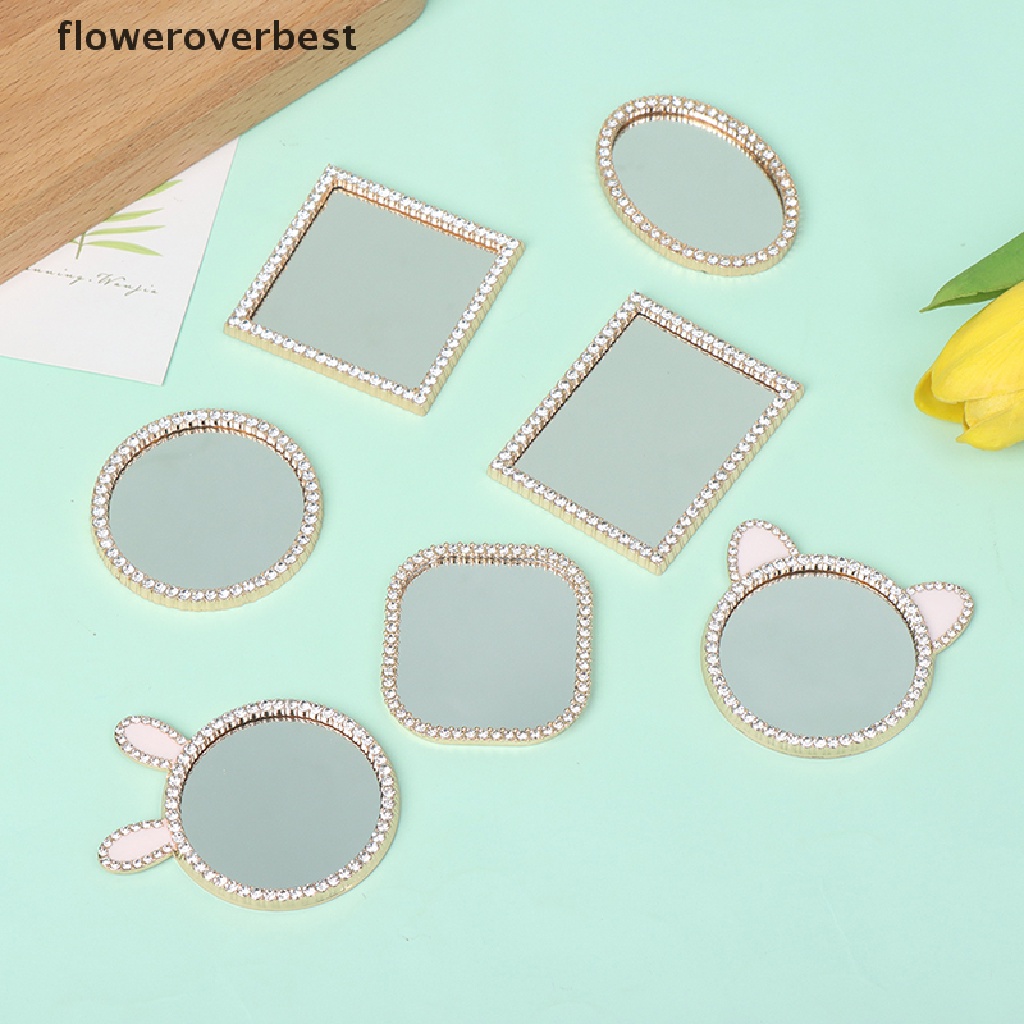 Gương Trang Điểm Mini Tỉ Lệ 1: 12 Gắn Tường Trang Trí Nhà Búp Bê